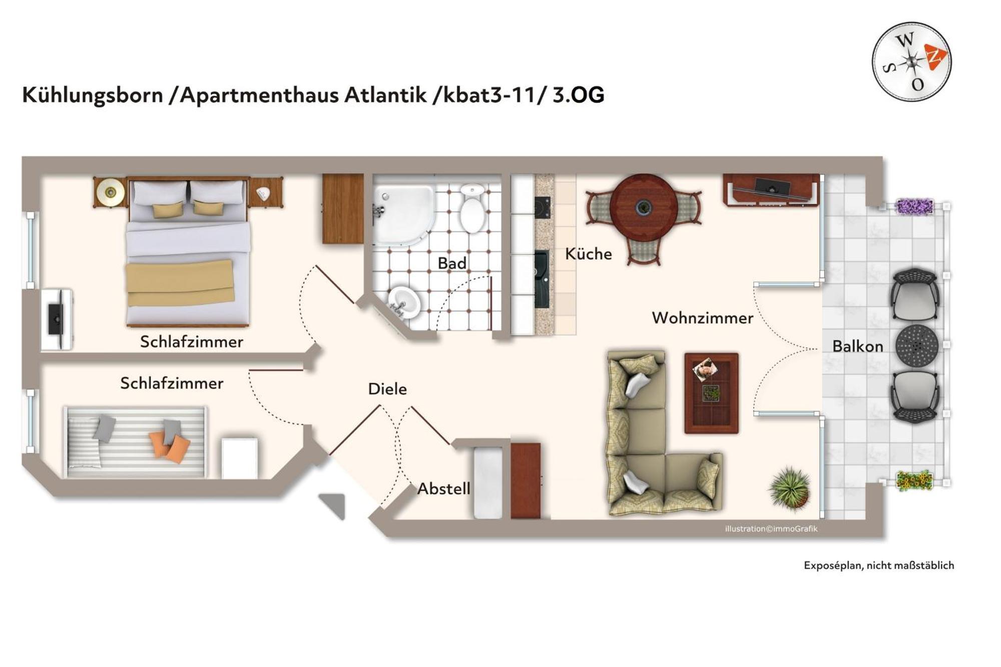 Apartmenthaus Atlantik Apartmenthaus Atlantik 311 Ostseebad Kühlungsborn Buitenkant foto